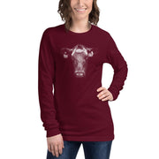 WOMEN'S MONTANA COW LONG SLEEVE TEE - Wilder